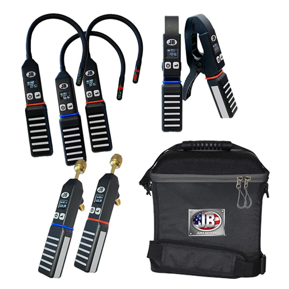 JB diagnostic probes — the measurement tools that drive every recommendation